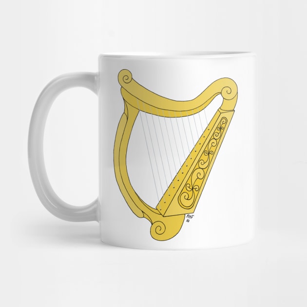 Irish Harp by AzureLionProductions